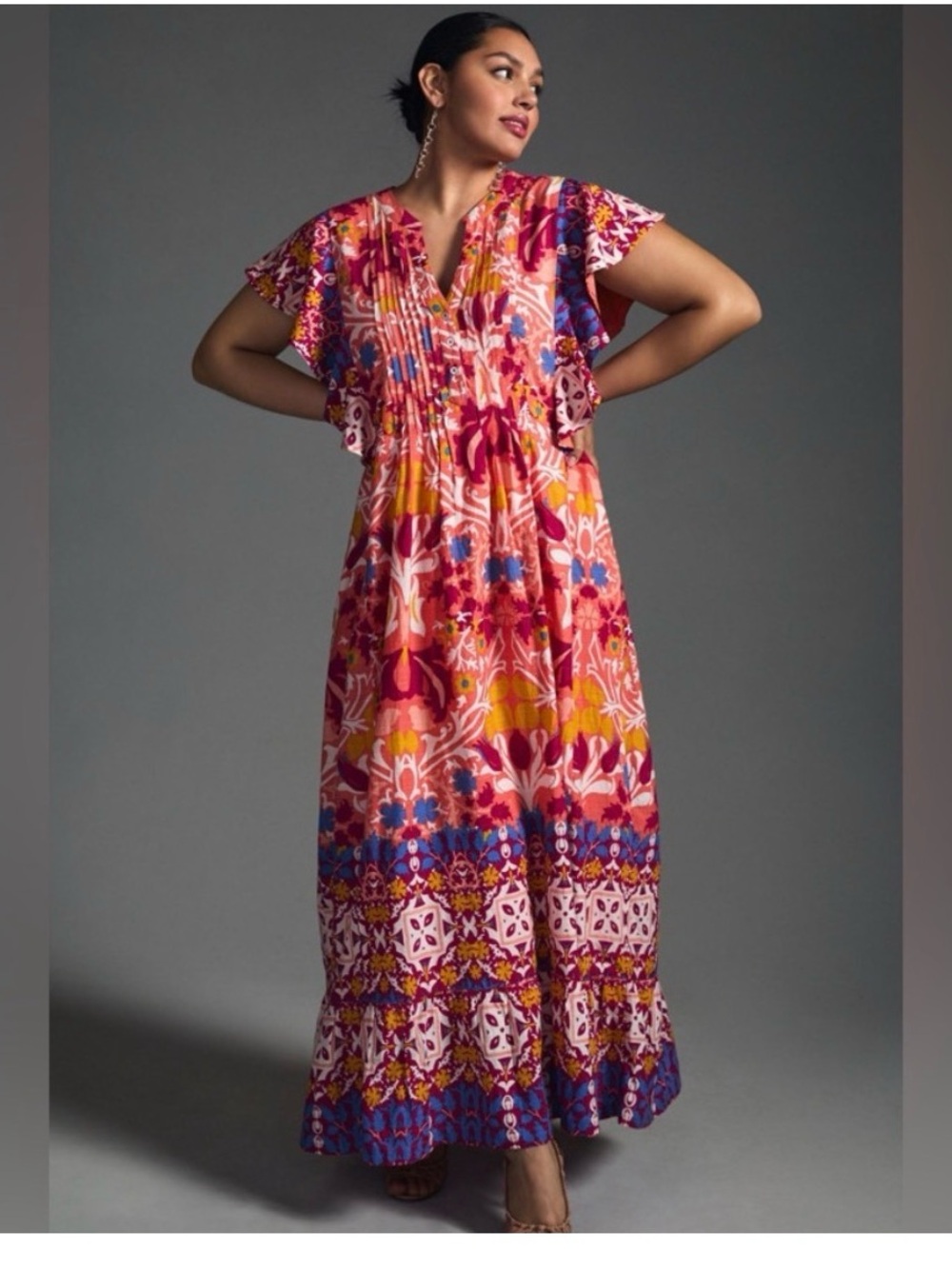 Maeve Cassandra Maxi Dress Anthropologie -XSP